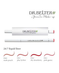 Dr. Belter 24/7 liquid liner - lip - shy strawberry