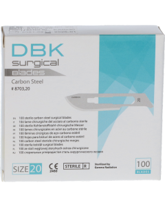 DBK Chirurgische Sterile Mesjes Nr.20, 5x20st