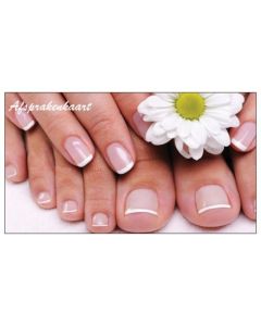 Afsprakenkaartjes 06 (Nagels met bloem), 50st