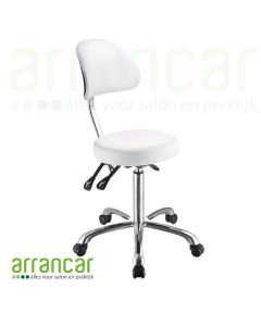 Tabouret rond 1025B wit