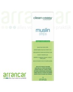Clean & Easy harsstrips muslin large 100st (katoen)