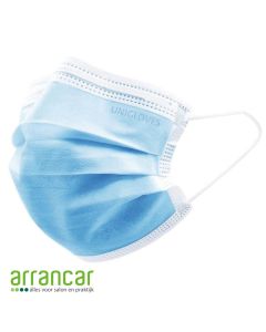 Unigloves Mondmasker IIR 3 laags blauw 50st