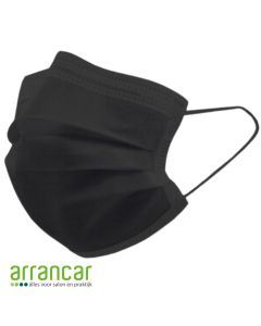 Unigloves Mondmasker IIR 3 laags zwart 50st