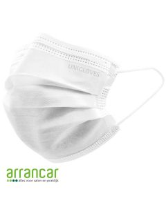 Unigloves Mondmasker IIR 3 laags wit 50st