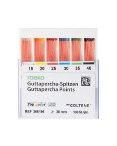 Gutta Percha mix nr 15-40, 120 stuks