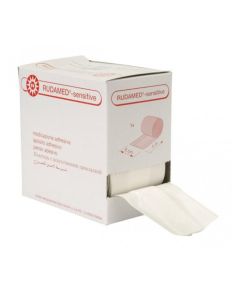 Rudamed Sensitive wondpleisters hypo-allergeen 8cmx5m wit