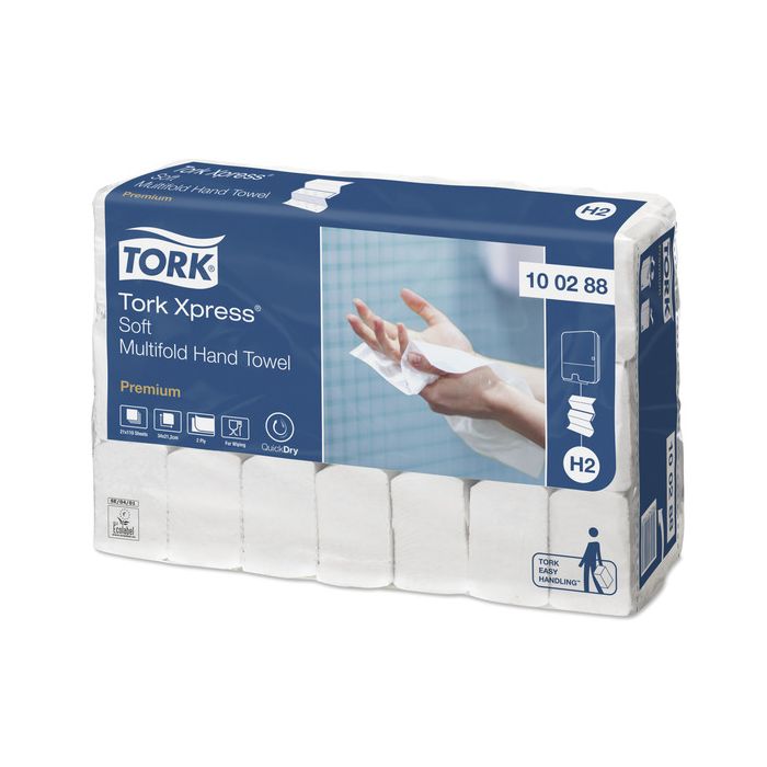 Tork Xpress handdoekjes papier Soft voor H2 - 21x110