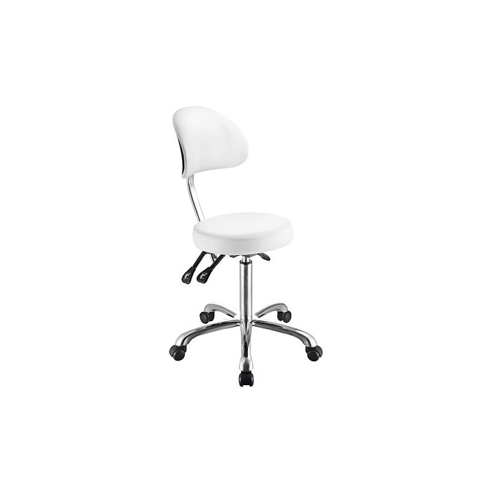 Tabouret rond 1025B wit