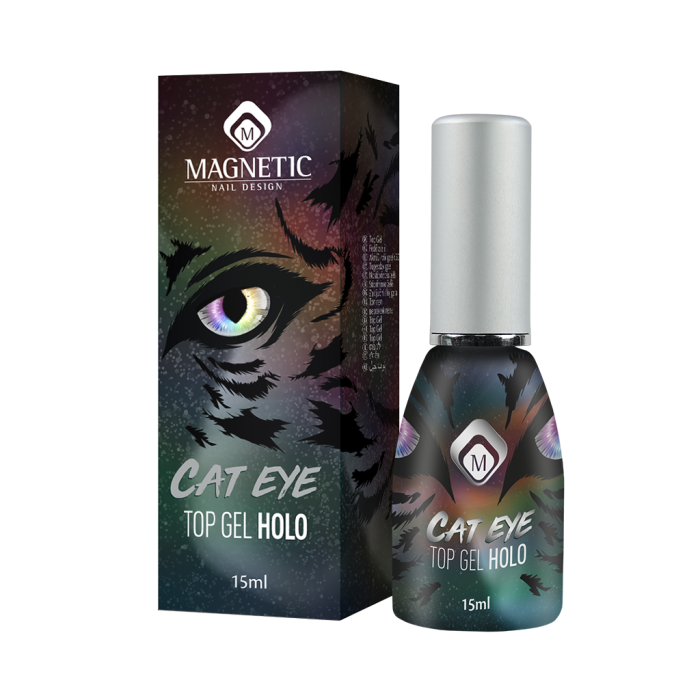 Magnetic Holografic Cat Eye Top Gel 15 ml 104031