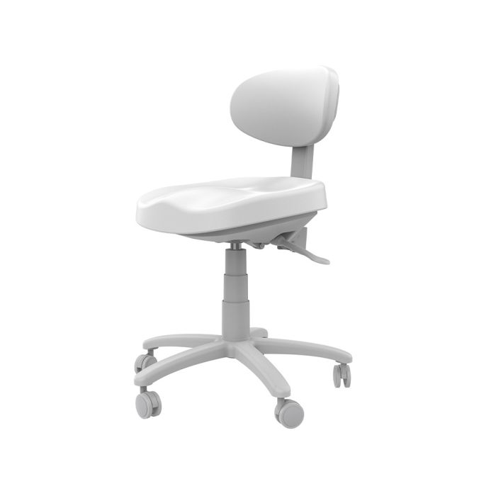 Sun Werkstoel met rug, wit