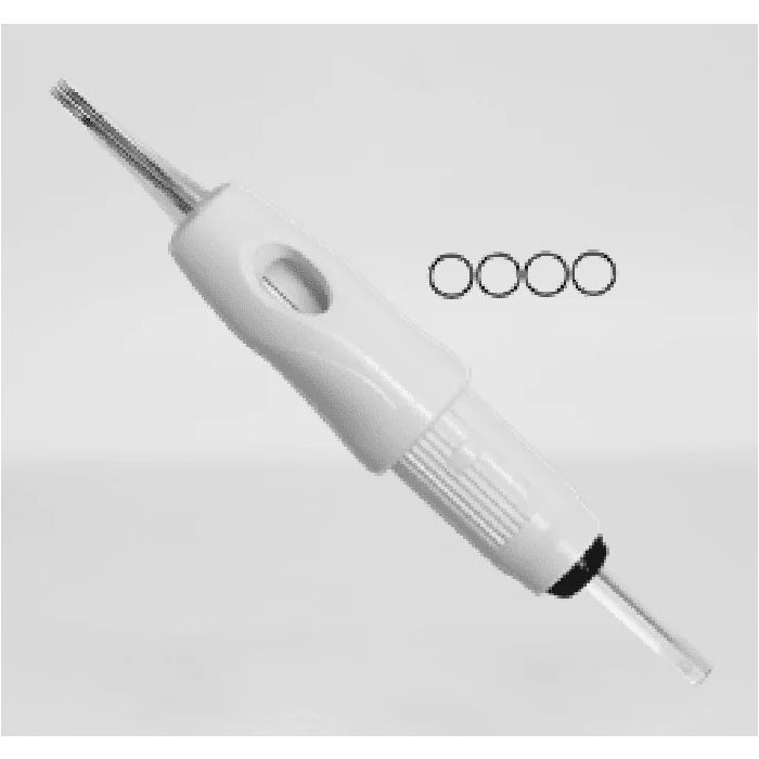 Ecuri naald 4 flat 0.30mm WIT, p/s