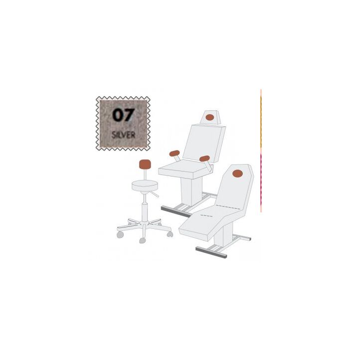 Medixwell Tabourethoes Mini 20-30cm Grijs