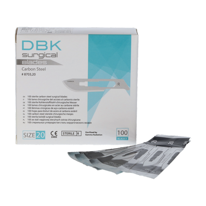 DBK Chirurgische Sterile Mesjes Nr.20, 5x20st