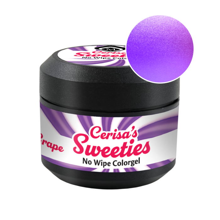Cerisa Sweeties No Wipe Color Gel Metallic grape 106651