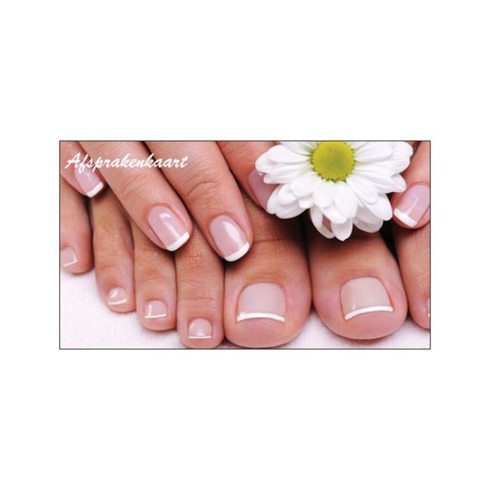 Afsprakenkaartjes 06 (Nagels met bloem), 50st