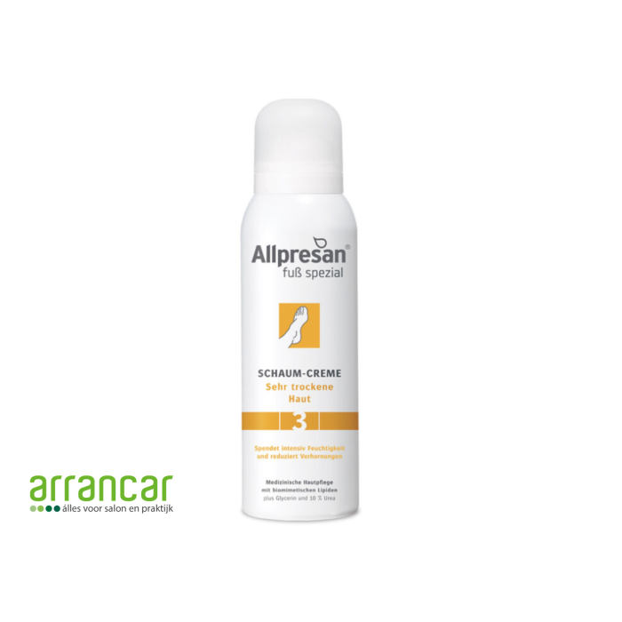 Allpresan nr. 3 foam-cream zeer droge huid 10% ureum 300ml