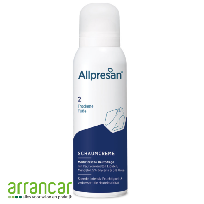 Allpresan nr. 2 foam- creme droge huid 5% ureum 125ml