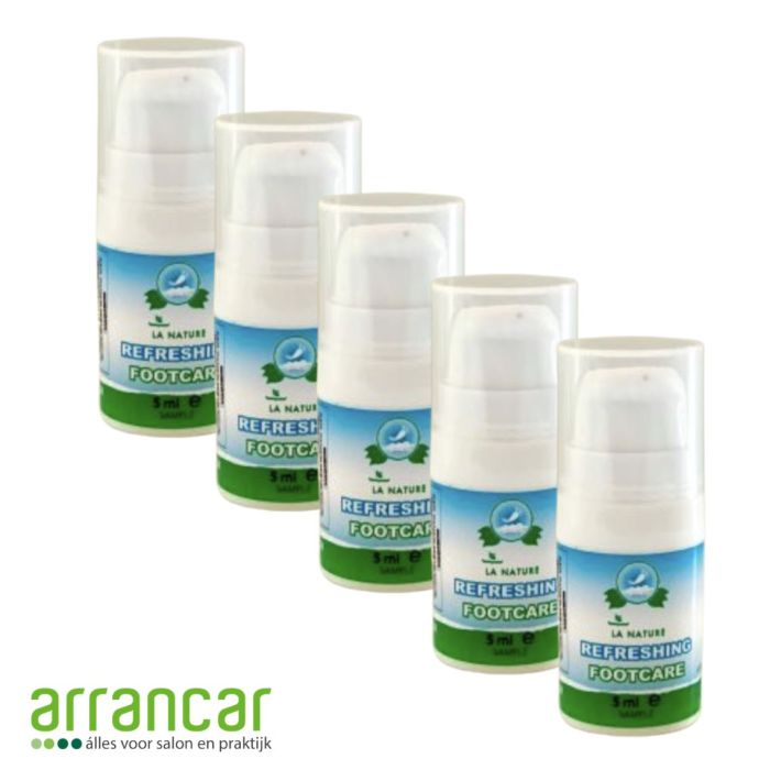 By La Nature Refeshing Footcare 5ml set van 5 stuks