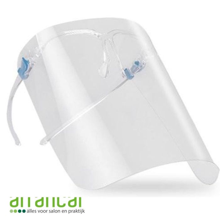 Face shield bril met montuur