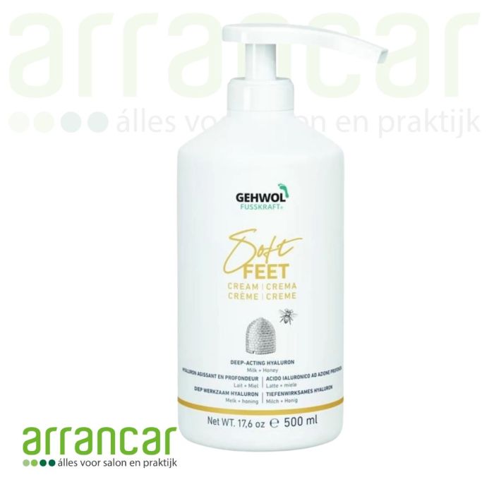 Gehwol Fusskraft soft feet creme 500ml + pomp