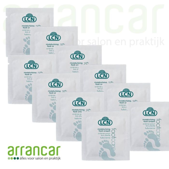 LCN Sachet Voetcreme blauw (Moisturizing), 3ml per 10 stuks