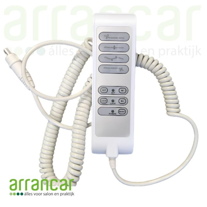 Weelko handbediening 4 motoren (met reset) o.a Solea