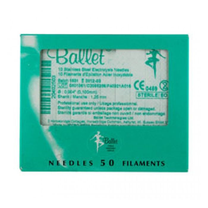Ballet naalden stainless K6, 50st