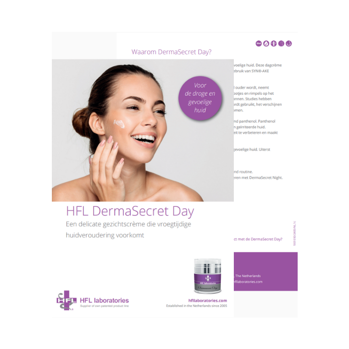 HFL flyer DermaSecret day bundel, 50st