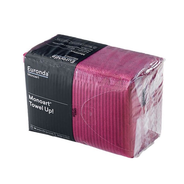 Monoart dental towels Burgundy (rood) 50st