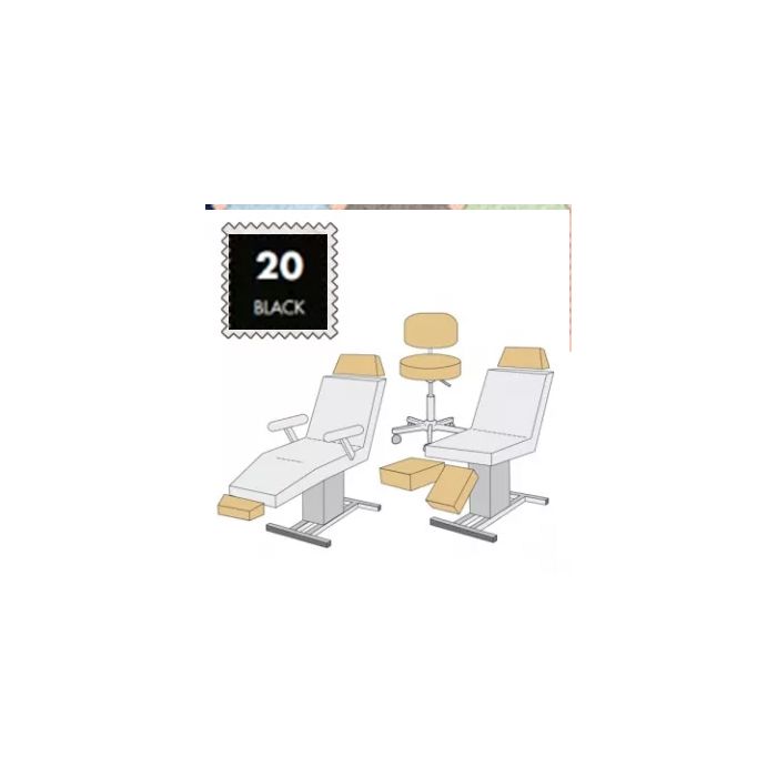 Medixwell Tabourethoes Maxi 38-50cm zwart