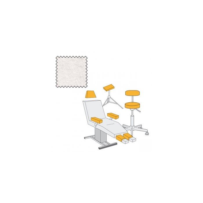 Medixwell badstof zadelzit/tabouret hoes wit M 28-42cm