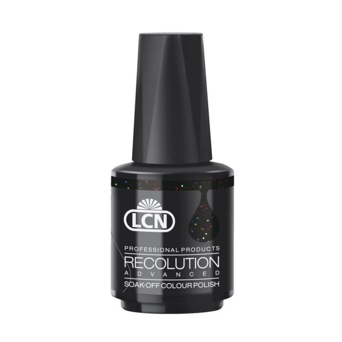 LCN Recolution Adv. UV-Polish, Black multicolour Stars-527