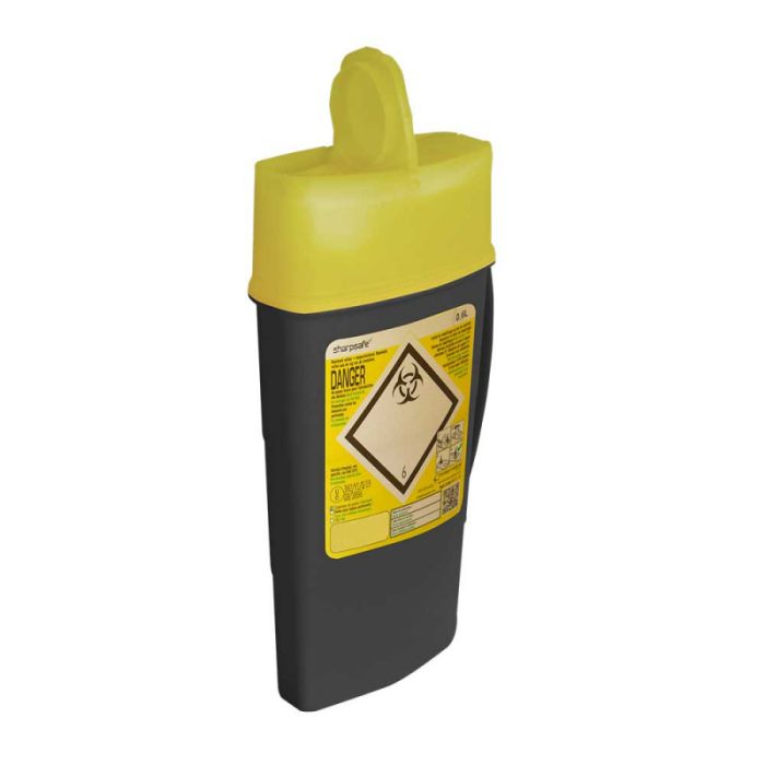 Sharpsafe naaldcontainer 0.6ltr ISO 23907