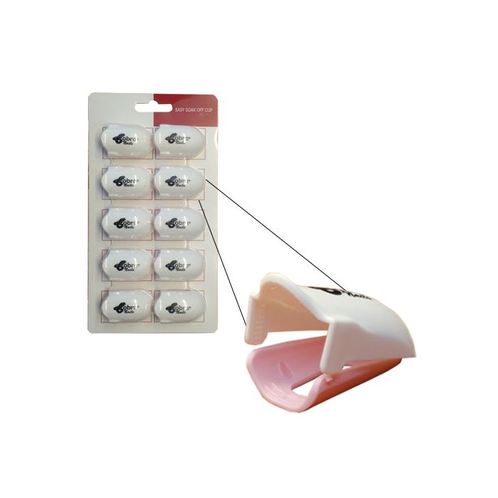 Cobra Easy soak off vinger clip, 10st