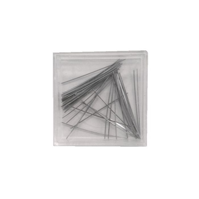 Metalen spangen / nagelbeugel veertjes 50st