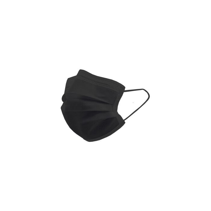 Unigloves Mondmasker IIR 3 laags zwart 50st