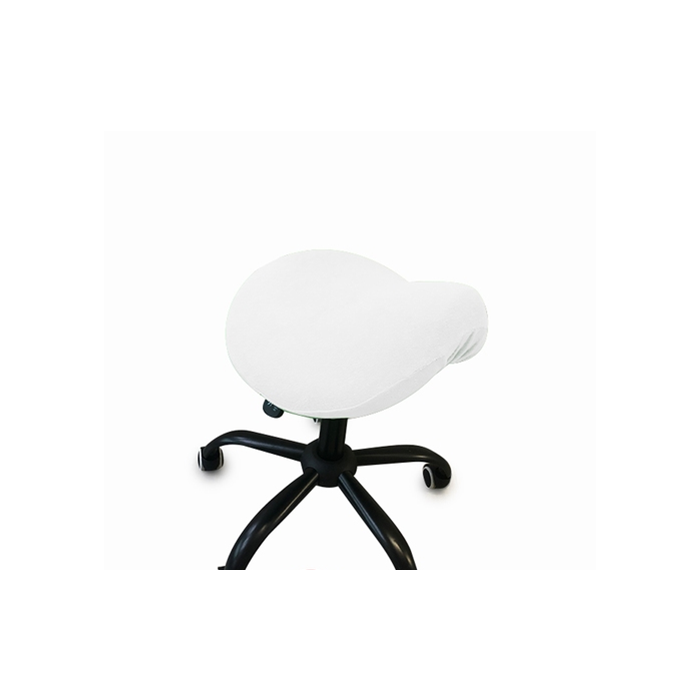 Badstofhoes tabouret maxi in wit