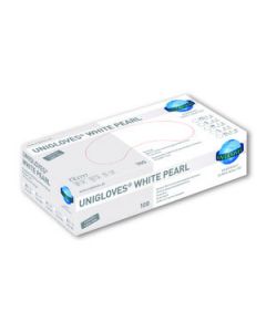 Unigloves white pearl nitril S 100st