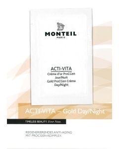 Monteil proefje Acti-Vita Gold ProCGen Creme day/night, 3 ml