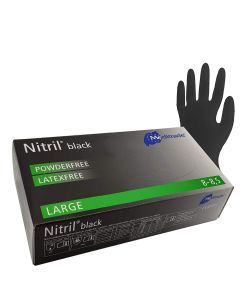 Meditrade Nitril zwart L 100st