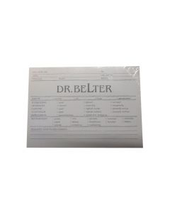 Dr. Belter klantenkaarten per 100 stuks