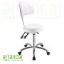 Tabouret rond 1025B wit