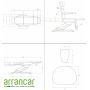 Behandelstoel Serenza - 4 motoren wit