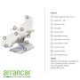 Behandelstoel Serenza - 4 motoren wit