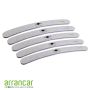 NCM boomerang vijl 100/180 Grijs set 5 stuks