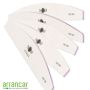NCM half moon 100/180 Grijs set 5 stuks