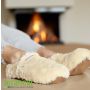 Volatile Slippies sloffen creme pluche maat 36-40