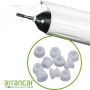 Witte waterkering voor Hadewe spray-motoren, per 10stuks