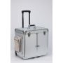 Rex pedicurekoffer zilver met trolley