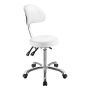 Tabouret rond 1025B wit